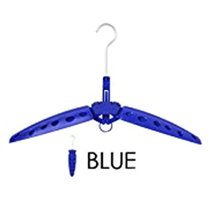 アールツーハンガー (R2HANGER) 肩抜け防止 超幅広開閉式 ウイングハンガー WETSUITS WING HANGER2/ブルー キャンプスノーピークノースフ