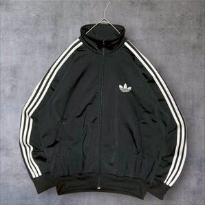 アディダス adidas トラックジャケット ファイヤーバード ジャージ 黒 L