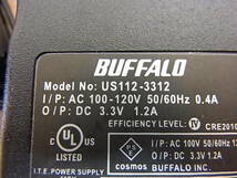 ◎F/972●バッファロー BUFFALO☆AC電源アダプタ☆3.3V 1.2A☆US112-3312☆動作OK_画像8