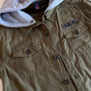 X-GIRL☆ミリタリーシャツ