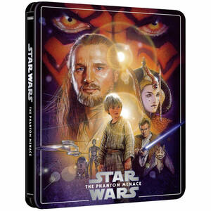 新品 スター・ウォーズ エピソード1 ファントム・メナス スチールブック 4K ULTRA HD + Blu-ray 日本語収録なし