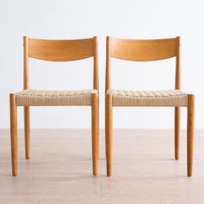 北欧家具 haluta(ハルタ) Poul.M.Volther ダイニングチェア オーク 2脚セット