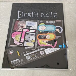 I クリアファイル 一番くじ デスノート ステーショナリーアソート ステッカー
