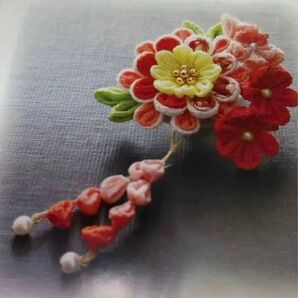 MIN工房様専用 ちりめん華やぐ雅なつまみ細工コレクション【朱華、はねず】 つまみ細工キット