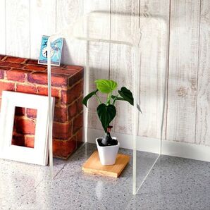 Kuai サイドテーブル アクリル ディスプレイテーブル コの字 テーブル 飾り棚 ディスプレイ