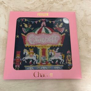 Chacott×FEILER ハンカチ 2025 クリスマス/ ラズベリー