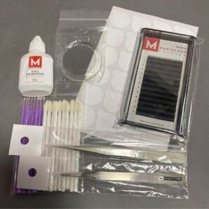 マツエク豪華7点セット 選べるラッシュ&ツィーザー