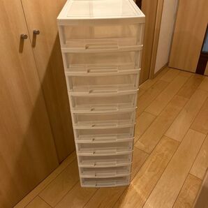 プラスチック引き出し 10段
