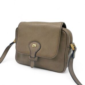 madler マドラー ショルダーバッグ レザー 斜め掛け ドイツ製 グレージュ