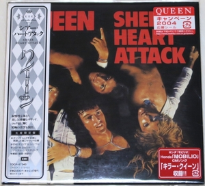 ◇ クイーン QUEEN シアー・ハート・アタック SHEER HEART ATTACK 初回限定 紙ジャケ デジタルリマスター 日本盤 帯付きTOCP-67343新品同様