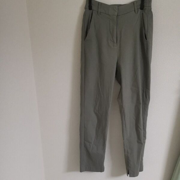 センスオブプレイス SENSE OF PLACE by URBAN RESEARCH 裏起毛パンツ Sサイズ カーキ