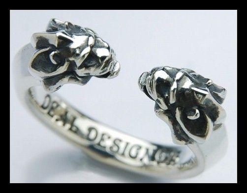 お値下げセール☆DEAL DESIGN(ディールデザイン) キッシーズライオン シルバー リング