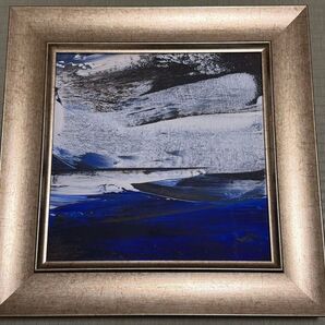 抽象画 アートパネル ブルー系 現代アート 油絵 絵画 インテリア おしゃれ