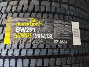 265/70R19.5-16PR 140/138L BW291★即納★即決★新品★トラックタイヤ★スタッドレスタイヤ★スノータイヤ　BLACKLION ブラックライオン