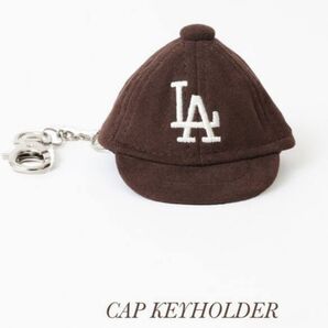 NEW ERA / ニューエラ 別注 アルカンターラ LAD CapKeyholder バッグチャーム MLB キーホルダー
