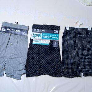 BROS by MEN'S WACOAL ニットトランクス Lサイズ 3枚セット