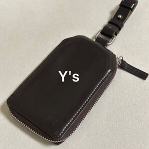 Y’s 3連マルチキーケースポーチ小銭コイン小物入れ/レザー