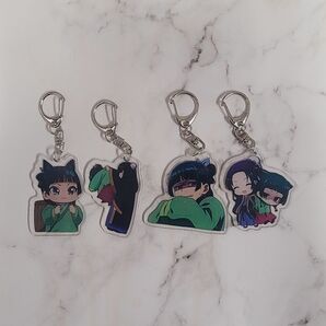 薬屋のひとりごと アクリルキーホルダー 約5cm 4点セット