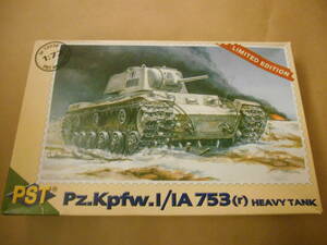 〔全国一律送料340円込〕1/72 PST ドイツ Pz.Kpfw.KW-1/1A 753(r) 鹵獲戦車　