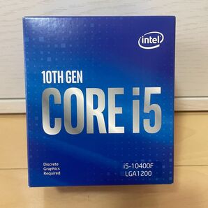 Intel インテル Core i5 10400F BOX LGA1200 動作確認のみ ファン未使用品 10世代CPU