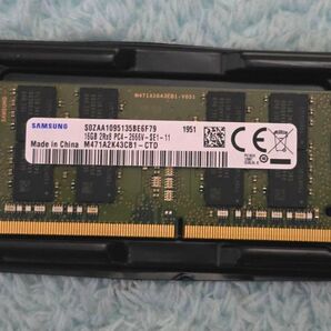SAMSUNG 16GB DDR4-2666 SO-DIMM メモリ RAM M471A2K43CB1-CTD