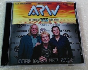 ARW ★ YES ★ ANDERSON RABIN WAKEMAN - HARD ROCK LIVE 2016 2CD