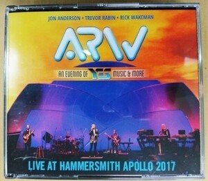 ARW (ANDERSON RABIN WAKEMAN) / LIVE AT HAMMERSMITH APOLLO 2017 [4CD]