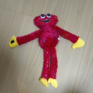 ポピープレイタイム ハギーワギー ぬいぐるみ レッド キラキラ