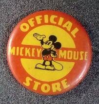  レア ミッキーマウス 缶バッチ 1937 ヴィンテージ アンティーク 30s vintage antique mickey mouse バッチ ピン_画像1