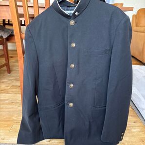 学生服 学ラン 上着 詰襟 黒 金ボタン レトロ