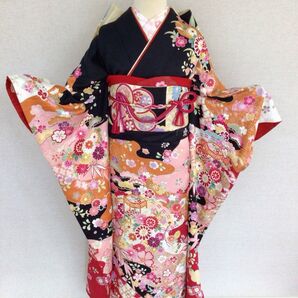 振袖フルセット 古典黒