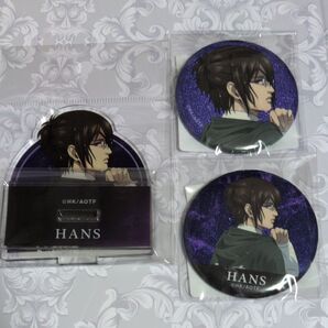 進撃の巨人 戦う背中 くじ ハンジ グリッター缶バッジ アクリルスタンド