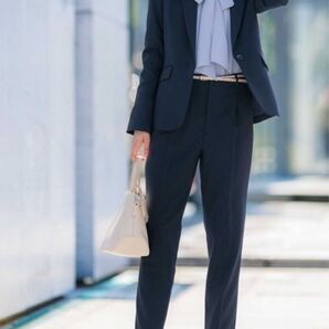 5号 ジーラ フォーマル テーラードジャケット パンツ ベルト 濃紺