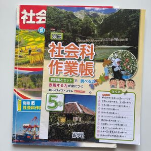 小学校 5年生 社会 資料集 教科書