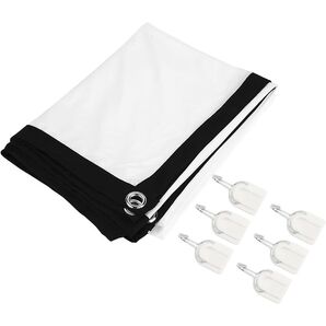 プロジェクタースクリーン 壁掛け式 折りたたみ 100インチ inch フック 家庭用 映画鑑賞 室内屋外兼用 会議 折りたたみ