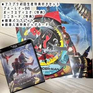 初回生産限定★Spider-Man NoWayHome Blu-ray(特典付) +パンフ+入場特典