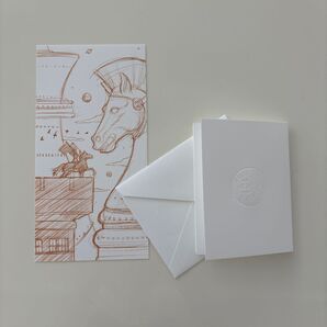 エルメス HERMES カード メッセージカード 封筒 3点セット