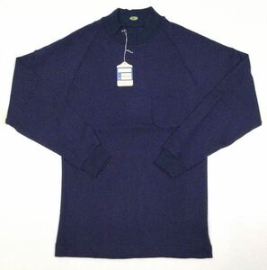 〜11/28◇ ヴィンテージ未使用品 ハイネックニットソー Navy SIZE:M 日本製 アメリカンカジュアル ヴィンテージ 60's-70's ①