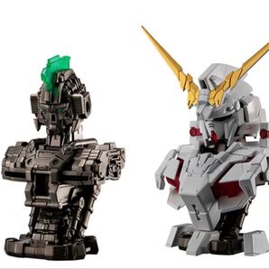 新品 2種セット 機動戦士ガンダム MS メカニカルバストDX ユニコーンガンダム ガチャ デストロイモード外装 内部メカ