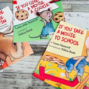 If You Give a Mouse a Cookie 洋書 英語 絵本 3冊