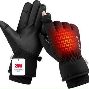 防寒手袋 手袋 アウトドアグローブ 【2025モデル2本指出し+あったか裏起毛+スマホ対応】 防寒グローブ 厚手 防水 滑り止め