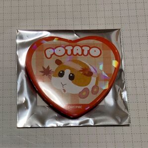 PUI PUI モルカー STELLAMAP Caf ステラマップカフェ ソフマップ ホログラム ハート 缶バッジ ポテト