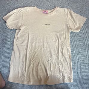 And Sophie And Studios Tシャツ ベージュ ロゴTシャツ