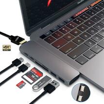 Mosible usb 3.1 タイプcハブhdmiアダプタ 4 18kサンダーボルト 3 usb cハブハブ 3.0 tf sdリーダースロットpd macbook proの/空気 2020_画像1