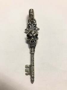 Bill Wall Leather ビルウォールレザー BWL Half - Skull Key スカル クロス クラウン キー 鍵 新品 在庫有ります。すぐに納品できます！ 