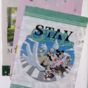 MICKEY&FRIENDS WITH YOU miniクリアファイルコレクション 3点セット