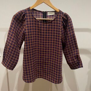 【11月処分】千鳥柄 トップス