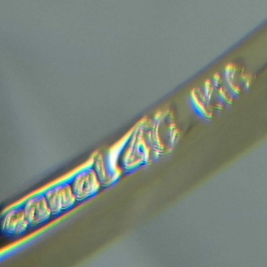 R-61 canal キャナル 4℃  リボンダイヤモンドリング K10イエローゴールド の画像3