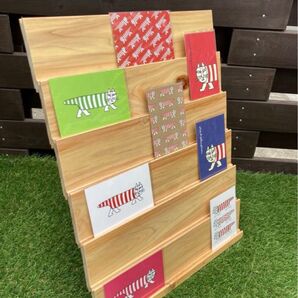 マルチ ラック スタンド 北欧風 ひのき 什器 ディスプレイ 木目綺麗 簡単設営 ジュエリー アクセサリー 折り畳み 工具無