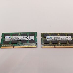 Samsung DDR3 12800S 8GB (2x4GB) ノートパソコン用メモリ